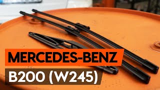 Comment remplacer des essuieglaces sur MERCEDESBENZ B200 W245 TUTORIEL AUTODOC [upl. by Minoru]