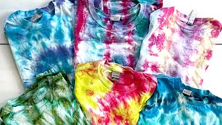 EASY Tie Dye Patterns amp Folding Techniques [upl. by Lavinia]