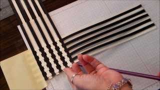 Paper Weave Scrapbook technique [upl. by Aeuhsoj]