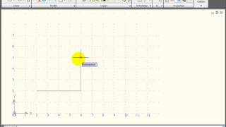 AutoCAD Tutorial  Using Relative Coordinates [upl. by Bagley]