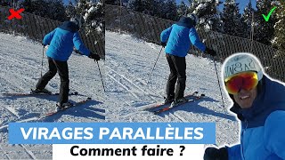 Comment bien faire un virage parallèle Virages quotbrosséscarvésquot [upl. by Alis236]