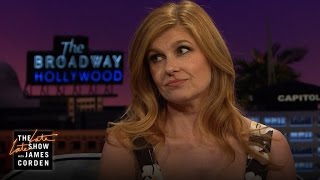 Connie Britton on Faye Resnick and the Brentwood Hello [upl. by Avilys]