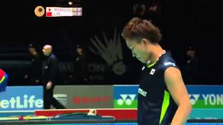 Kento Momota vs Lin Dan  MS QF Match 2  Yonex All England Open 2015 [upl. by Melody]