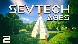 SevTech Ages EP2 Leather Tipi Time [upl. by Maggio]