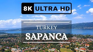 SAPANCA TURKEY  8K DRONE FOOTAGE [upl. by Elburr]