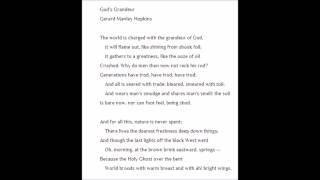 Gods Grandeur by Gerard Manley Hopkins Poem Analysis [upl. by Mutua]