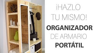 ¡Hazlo tu Mismo Organizador de Armario Portátil [upl. by Eidoow657]