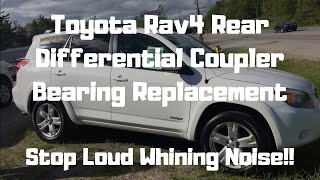 Rav 4 Loud Whining Noise From Rear Differential SOLVED Viscous Coupler Bearing Replacement [upl. by Tacita679]