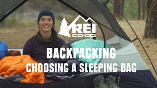 How to Choose Backpacking Sleeping Bags  REI [upl. by Resa754]