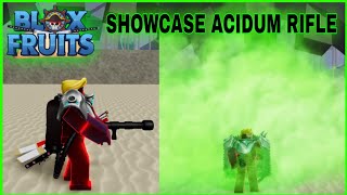 HOW TO GET ACIDUM RIFLE  SHOWCASE IN BLOX FRUITS [upl. by Akeenahs93]