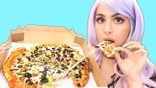 ASMR Pizza Mukbang Eating Show [upl. by Hjerpe158]