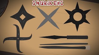 Shurikens Ninja Throwing Stars [upl. by Taite]