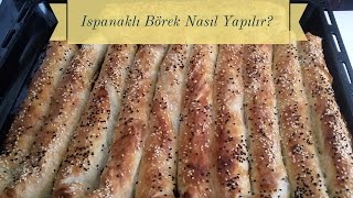 Ispanaklı Börek Nasıl Yapılır  Naciye Kesici  Yemek Tarifleri [upl. by Ayle]