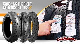 Motorcycle Tires 101 – Choosing the Right Motorcycle Tire [upl. by Niamert]