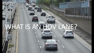 What are HOV lanes [upl. by Yedrahs413]