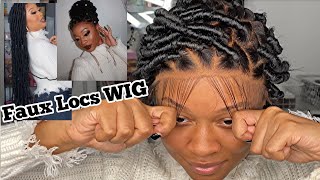 Faux Locs WIG  Step By Step Install [upl. by Euqnomod]