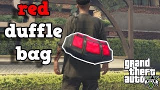 SOLO HOW TO GET THE RED DUFFLE BAG IN GTA 5 ONLINE UPDATED [upl. by Gayner260]