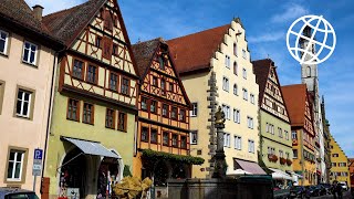 Rothenburg ob der Tauber Germany Amazing Places 4K [upl. by Asiram]