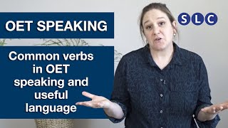 OET SPEAKING  common VERBS and useful PHRASES in the ROLE CARD [upl. by Barbette]