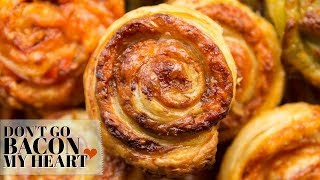 Puff Pastry Pinwheels 4 ways [upl. by Amaras973]