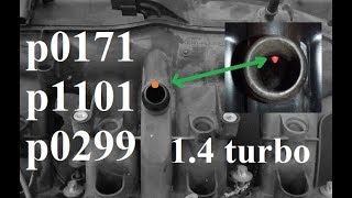 PCV issues p0299 p0171 p1101 14 turbo Astra Zafira  a14net a14nel b14net [upl. by Ruskin]