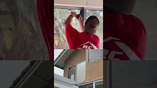 RC Window Films Reflective Window Film install [upl. by Asiled]