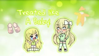 Treated like a Baby Gacha life Mini Movie [upl. by Botzow]