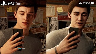 Marvels SpiderMan Remastered  PS4 vs PS5 Comparison [upl. by Ettelliw]