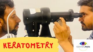 Keratometer  Keratometry  Procedure  Types  uses and calibration [upl. by Elpmet]