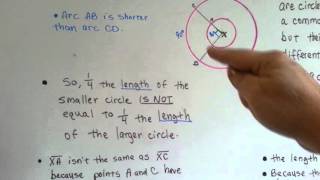 Concentric Circles Radius Arc Geometry 197 [upl. by Jeremiah929]