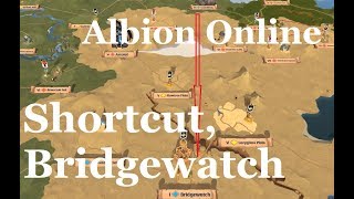 Albion Online  Caerleon to Bridgewatch fast almost safely [upl. by Grim]