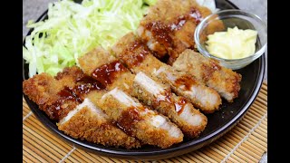 Tonkatsu Deep Fried Pork Cutlet [upl. by Bobbe]