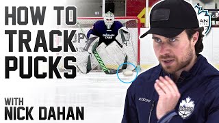 Tracking Pucks Properly  Ice Hockey Goalies  Dahan Goaltending Episode 3 [upl. by Yaja]