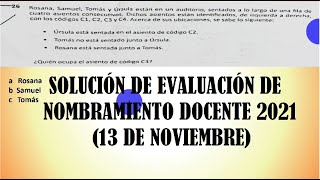 RESOLUCIÓN DE EVALUACIÓN DE NOMBRAMIENTO DOCENTE 2021 [upl. by Wiedmann]