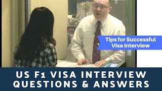 US Student F1 Visa Sample Mock Interview Questions amp Answers 2020 [upl. by Chretien500]