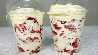 COMO HACER DELICIOSAS FRESAS CON CREMA  irisCocinablog [upl. by Wehner482]