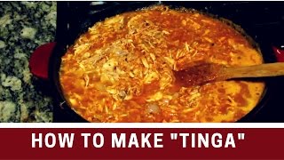 How to make TINGA Authentic Mexican food  Recipe [upl. by Wilkens]