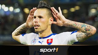 Der Irokese Was macht eigentlich Marek Hamsik  SPORT1 [upl. by Elleinod]