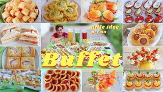 MILLE IDEE PER UN BUFFET  COME ORGANIZZARE UN RINFRESCO IN CASA  How to Set Up a Buffet [upl. by Goulet]