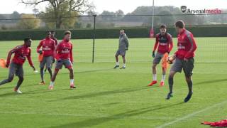 Arsenal 5v3 training session [upl. by Haseena362]