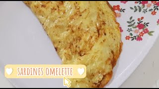 Easy Sardines Omelette [upl. by Anaderol]