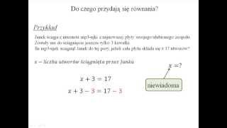 Równania liniowe  metoda rozwiązywania [upl. by Nilrac]