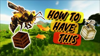 2 Minutes MINECRAFT HOW to USE Pams HARVESTCRAFT APIARY Tutorial 2020 1122 116 UPDATE [upl. by Anoyk]