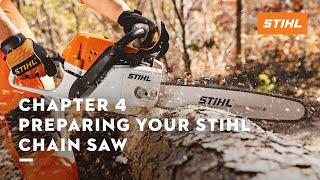 Chapter 4 Preparing Your STIHL Chain Saw  STIHL Tutorial [upl. by Eednahs618]