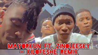 Zinoleesky Ft Mayorkun  Kilofeshe Remix Official Video [upl. by Christoffer986]