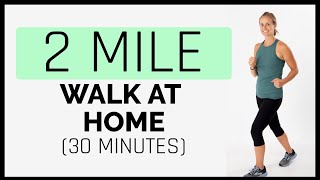 2 Mile Walk At Home Workout 30 Minutes [upl. by Tacy]