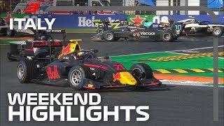 Formula 3 Round 7 Highlights  2019 Italian Grand Prix [upl. by Agrippina626]