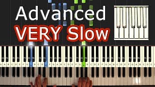 Mozart  Turkish March Rondo Alla Turca  VERY SLOW Piano Tutorial Easy  How To Play Synthesia [upl. by Schaaff659]