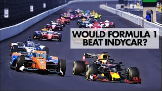 How Fast Would Formula 1 Go at the Indy 500 [upl. by Ennagrom]