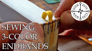 Making a Handmade Book  Part 2  Rounding amp Endbands [upl. by Ahsiemat]